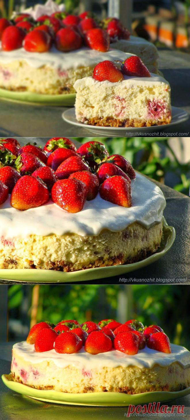 Вкусно жить не запретишь!: Творожный торт с малиной