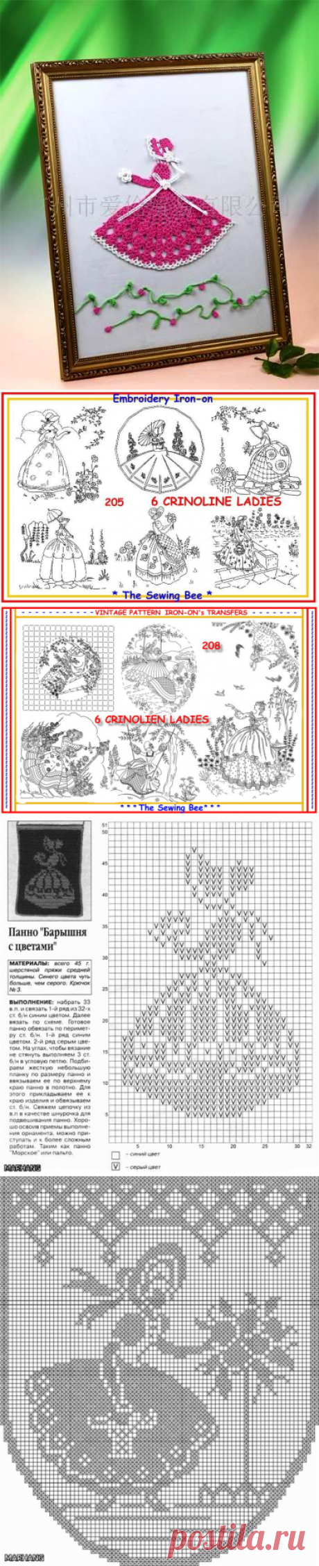 ДАМЫ В КРИНОЛИНЕ. ИДЕИ ДЛЯ ТВОРЧЕСТВА