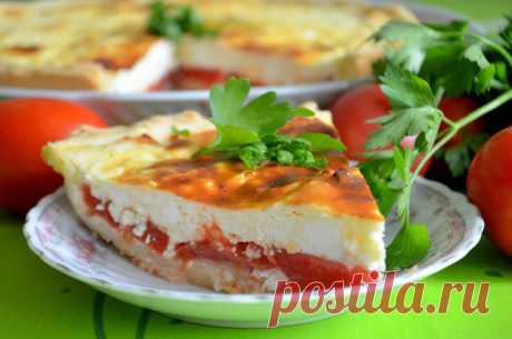 MY FOOD или проверено Лизой: Летний пирог с томатами и сыром фета