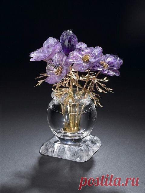 Резьба по аметисту: вдохновляющая красота