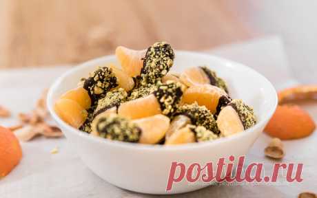 Мандариновые дольки в шоколаде пошаговый рецепт с фото