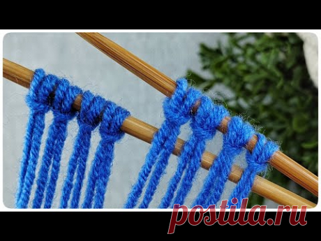СМОТРИТЕ КАКОЕ ЧУДО МОЖНО СВЯЗАТЬ из 2 ПЕТЕЛЬ!