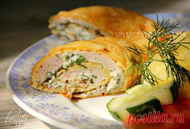 БРИЗОЛИ с куриным фаршем и сыром.