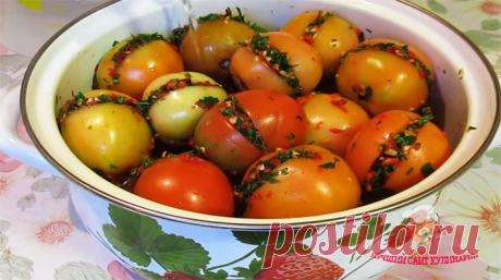 Квашеные бурые помидоры. Вкуснотище. Обязательно попоробуйте!