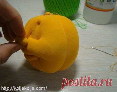 Тыква из колготок. Автор Елена Аулова. | Своими руками