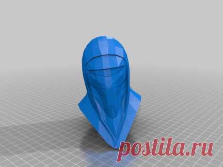 SW Red Guard Helmet by Jace1969 An old file from my Pepakura making days that I discovered in Pepakura Designer you can export to .OBJ and in "Windows 10 3DBuilder or 123Design" export to .STL. Unfortunately I don't have the skills yet to improve further on the model, but maybe someone out there would like to tidy it up. Please upload it back as a remix if you do take the time to clean it up.
Please note this was originally uploaded to the net as a free down load. So I can...