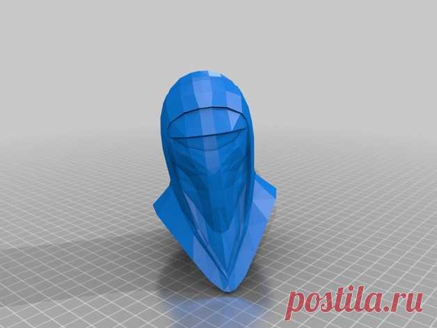 SW Red Guard Helmet by Jace1969 An old file from my Pepakura making days that I discovered in Pepakura Designer you can export to .OBJ and in 