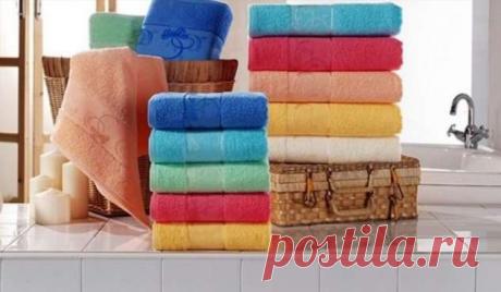 Как сделать старые махровые полотенца снова мягкими и нежными | Краше Всех