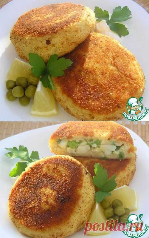 Сырно-картофельные биточки с начинкой