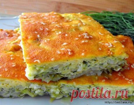 Быстрый пирог с капустой