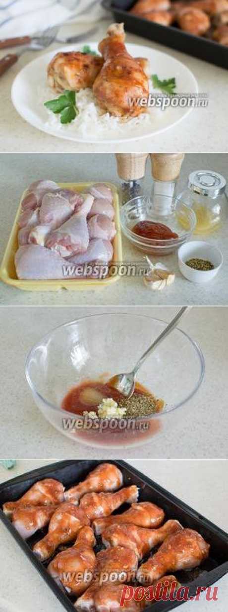 Куриные голени в глазури