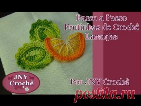 Passo a Passo Frutinhas de Crochê Laranja por JNY Crochê