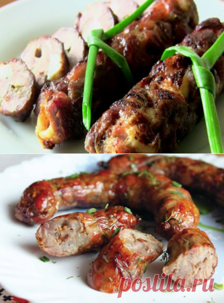 Домашняя колбаска в фольге. Намного вкуснее магазинной