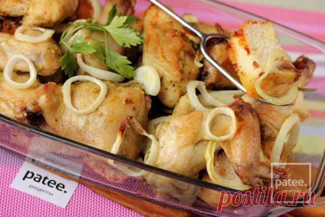 Курица, запечённая в духовке с хлебом - рецепт с фотографиями - Patee. Рецепты