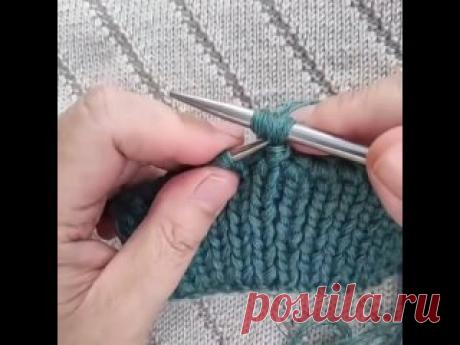 Закрытие петель необычным способом от китайских вязальщиц. Видеофайл