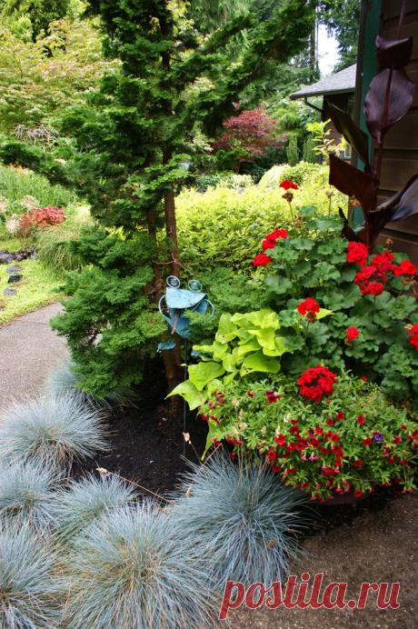 Частный сад Montoure Sanchez Garden. США.