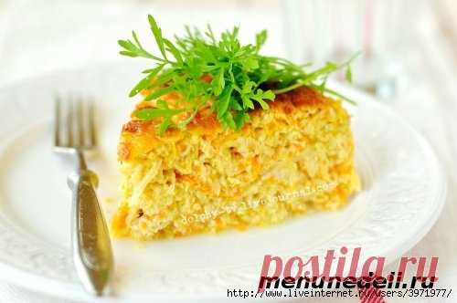 Запеканка из кабачков и морковки для всей семьи