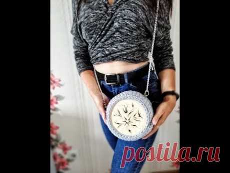 #Nika_vyazet Сумка из трикотажной пряжи \МК \ часть 1