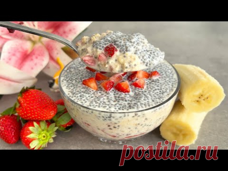 Czy masz płatki owsiane i banana?  Schudnij 2 kg złych tłuszczy! Oczyść jelita. Zdrowy deser!