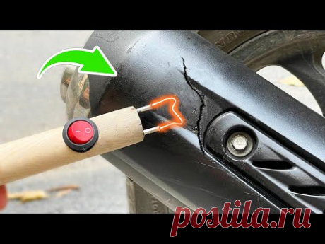 Easy Way To Fix Broken Plastics With DIY Plastic Welding Machine @InventorSC
