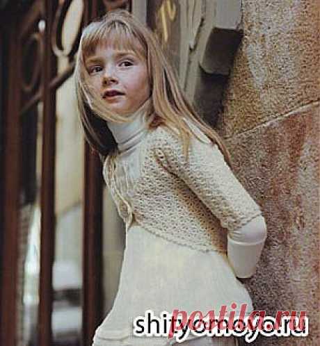 Детское болеро для девочки, связанное крючком. Описание и схемы бесплатно/Для детей/Вязание/Статьи / Шитье, вязание, рукоделие, бисероплетение