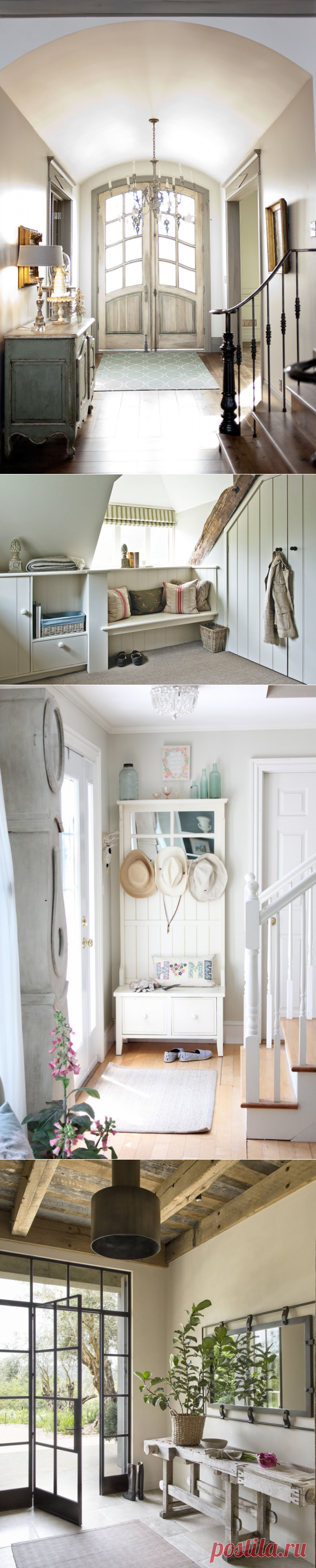 Оформление прихожей в прованском стиле | Роскошь и уют