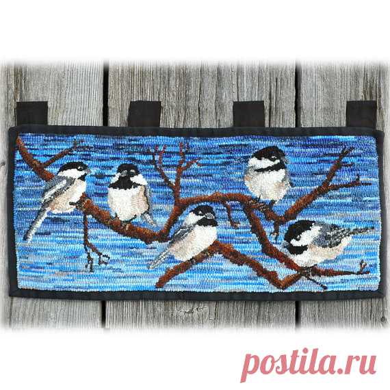 The CHICKADEES are BRANCHING OUT Like the other chickadee art in my shop, this piece was inspired by an owl-watching trip we took last winter to Amherst Island, Ontario. We only saw one owl in the woods, but there were zillions of very tame chickadees. These cheerful little birds swarmed us when we brought out some sunflower seeds, landing on our heads, arms and hands. Chickadees will readily come to your hand for food once you assure them you dont have a hankering for chi...