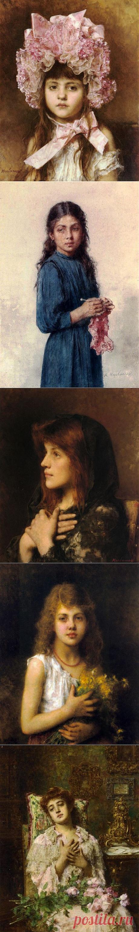 Харламов А.А. - русский художник, мастер портрета. | Искусство