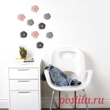 Декор для стен (9 штук) FELTRA FLOWER разноцветный разноцветный арт. 472014-022 по цене 2450,00 руб. – большой выбор товаров в разделе от известного бренда Umbra на Fabika.ru!