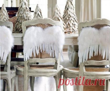 Украшение Новогоднего праздничного стула