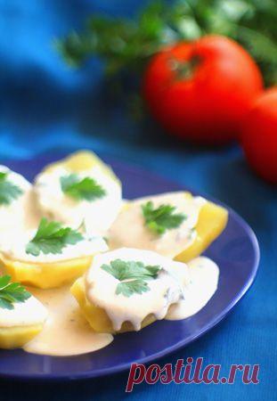 Рецепт картофеля с творожным кремом