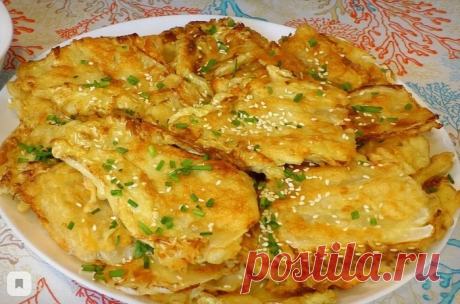 Пекинская капуста в кляре по-корейски. Вкуснотища