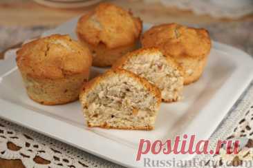 Рецепт: Ореховые кексы на яичных белках на RussianFood.com