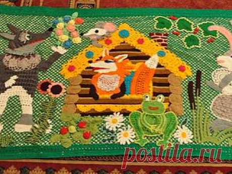 Вяжем детское покрывало &quot;Теремок&quot; - Ярмарка Мастеров - ручная работа, handmade
