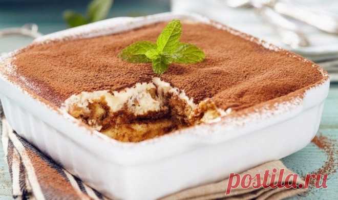 Тирамису из ПРОСТЫХ домашних ингредиентов – готовим вкусный ДЕСЕРТ!