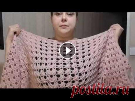 В этом видео я показываю как связать красивую шаль крючком. Материалы: пряжа Alize Angora Gold Simli - примерно 280 гр, крючок № 4 Размеры шали (без б...