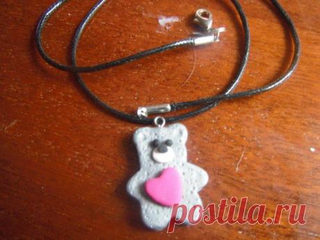 тедди кулончик