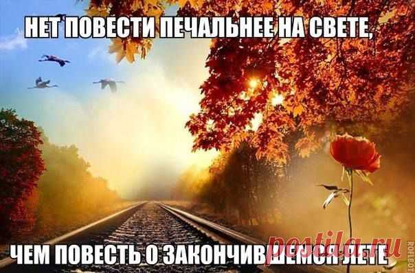 Жаром солнечным согрето, завершает бал свой Лето.