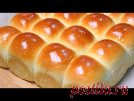 Приготовление мягкого молочного хлеба без тестомеса