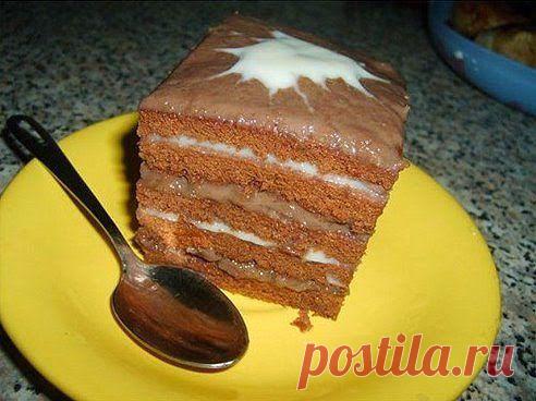 Лучшие кулинарные рецепты: Торт "Нежная шоколадка"