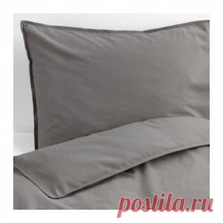 ЭНГСЛИЛЬЯ | Пододеяльник и 1 наволочка | Доставка товаров из IKEA | VAMDODOMA Специальная обработка придает ткани гармоничный цвет и делает ее особенно мягкой на ощупь.Хлопок – мягкий и приятный на ощупь материал.Пододеяльник с потайной застежкой – одеяло не выбивается.