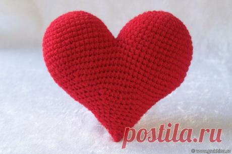 Вязаные сердечки - Авторский проект Натальи Грухиной