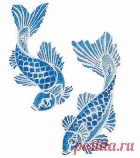Koi Carp (вышивка крестиком)