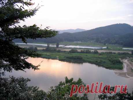 Южная Корея.50 км от Желтого моря.