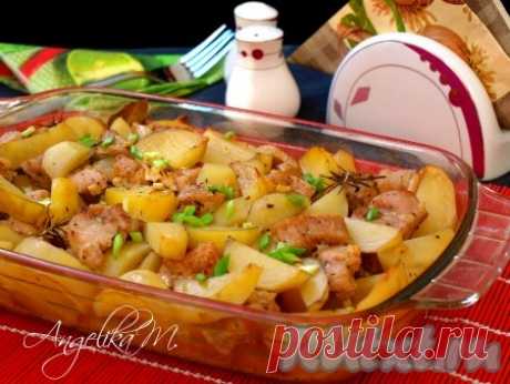 Филе индейки с картошкой в духовке