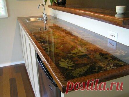 Столешница из эпоксидной смолы — делаем оригинальный стол