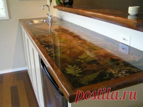 Столешница из эпоксидной смолы — делаем оригинальный стол