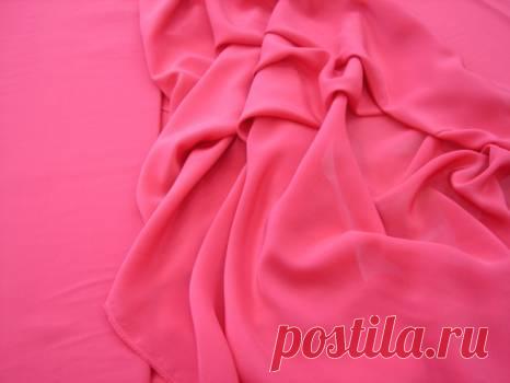 Крепдешин однотонный (Фуксия) - купить ткань онлайн в объединенном интернет-магазине ВСЕ ТКАНИ