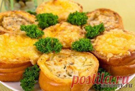 Гнездышки с рыбой