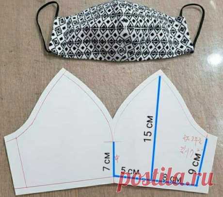 #sewingschool_howto 

● Идея. Многоразовая маска.